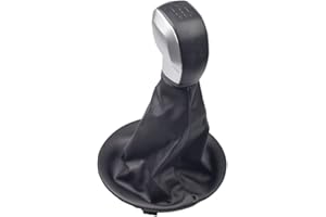 Hacreyatu Pommeau de levier de vitesse manuel 5 vitesses pour Citroën Berlingo II 2008-2018 pour Peugeot Partner 2008-2018 (Style A)