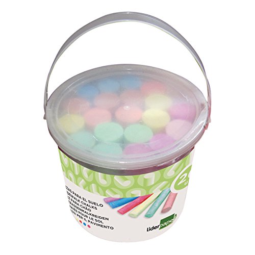 Liderpapel SQ74355 Pavement Chalks Drum, Pack of 20