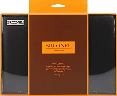 Broonel London – Profile Series –schwarzes premium leder Case / Cover Trage Tasche / speziell für das Lenovo Yoga 500 15.6″ / LENOVO YOGA 510 15.6″ - 7