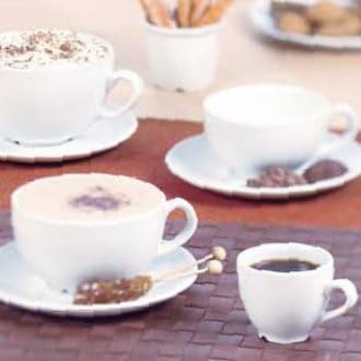 Nextday Catering P883 Plain Whiteware Cappuccino Cup, 10 oz. (Pack of 24)