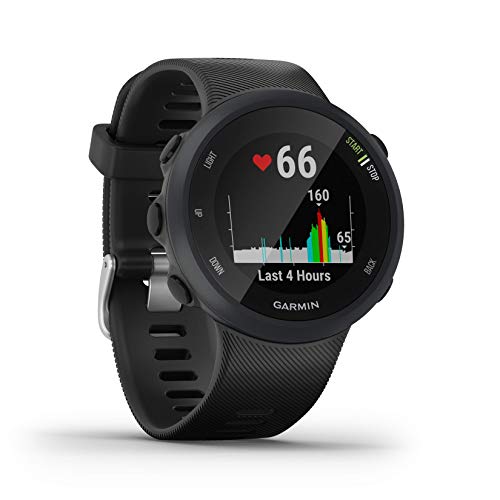 Garmin - Forerunner 45 - Montre de course à pied avec prise en charge des programmes d'entraînement Garmin Coach - Large, Noir