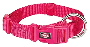 Trixie Dog Collar, S-M: 30-45cm/15mm (Pack of 2) (Fuchsia)