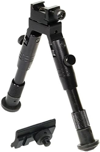 Tactical Bipod Sale,OUPOD Tactical Bipod [Picatinny Mount or Swivel Stud Mount] Ajustable height 7"-8" or 10"-11.5" (2 sizes to choose) [Best Hunting Bipod] [Panning] For Shooting Airsoft Rifle Gun Sniper, Rubber Stand