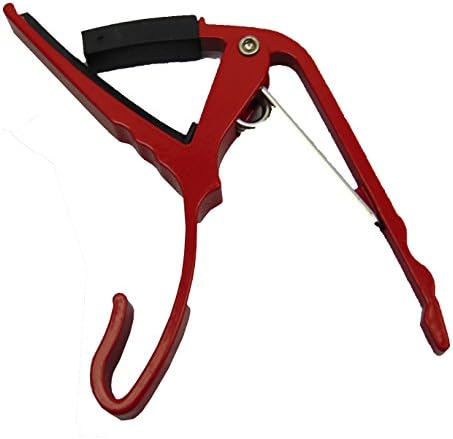 Tikan Sound Professional Series Ukulele Capo, will fit on Soprano, Tenor and Concert - Red