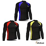 Didoo Mens Cycling Jersey Full Sleeve Cold Wear Thermal Fleece Top Bike racing team
