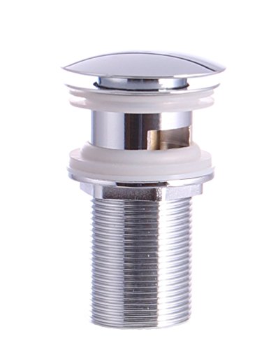 Grünblatt Ablaufgarnitur Pop Up Ventil für den Waschtisch Waschbecken mit Überlauf