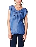 ESPRIT Maternity Damen Umstandsbluse Blouse Denim Ss