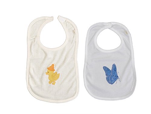 Zeme Baby Bib One Size Set Of 2 Pcs Cream