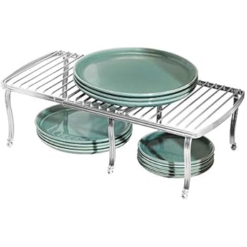 Metaltex 364202095 Silos Eck-Schrankeinsatz, 2-Etagen, 25 x 25 x 19 cm