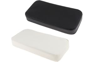 chiwanji 2x Cuscino Quadrato in Pelle PU Cuscino per Lettino Da Massaggio Supporto per Testata Salon Home