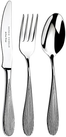 Sophie Conran for Arthur Price Sophie Conran Dune 3 Piece Child Set, Stainless Steel, 20 x 11 x 3.5 cm