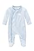Bellybutton Romper Suit with Feet (White/ Light Blue Striped, 4 - 6 Months)