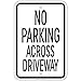 Produktbild Diuangfoong Schild mit Aufschrift No Parking Acros, 45,7 x 30,5 cm, Aluminium