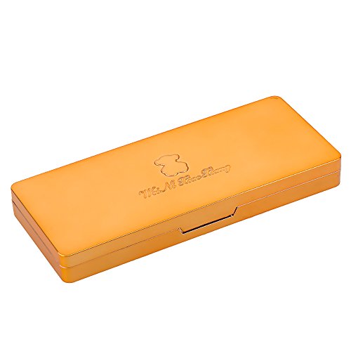 Augenschminke 9 Farben Wasserdicht Glitter Lidschatten Eyeshadow Palette mit Pinsel Style 6 - 8