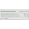 Vitabiotics Ultra Ginkgo and Ginseng Tablets - 60 Tablets - Image 3