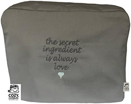 Cozycoverup Dust Cover for Kenwood Food Mixer in Secret Love (Prospero 900w KM240 KM241 KM243 KM244 KM283 KM288, Grey)