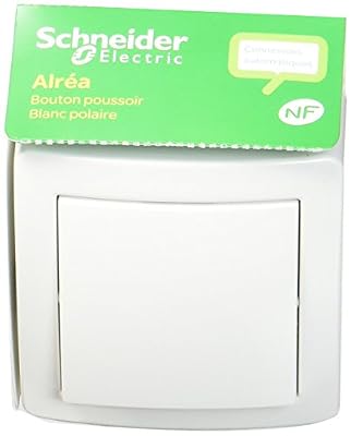 SCHNEIDER ELECTRIC Interrupteur poussoir a fermeture Alrea avec cadre saillie