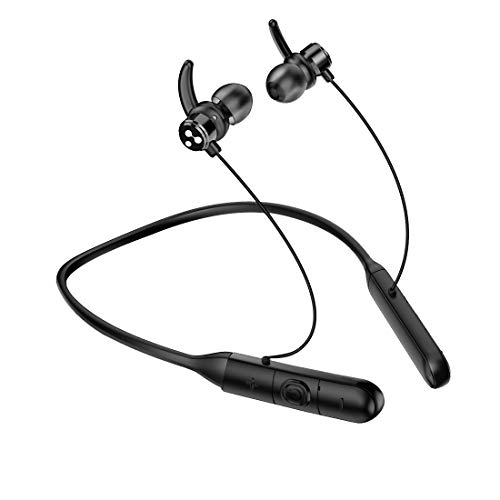 Auriculares Bluetooth, Syllable Q3 Auriculares Bluetooth Inalámbricos Magnéticos Cascos In-Ears 5.0 Deportivos con Micrófono Dual, Cancelación de Ruido CVC 6.0 para iPhone y Android (Nueva Versión) 