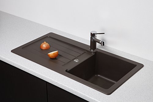 Schock Spüle Typos D-100S Auflage, nero, TYPD100SAGNE - 3