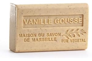 LA MAISON DU SAVON DE MARSEILLE Savon de Marseille Bio à la Vanille et au beurre de karité 125gr