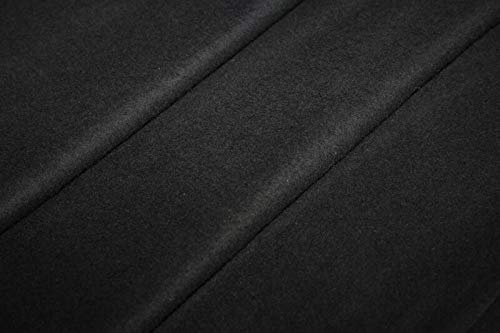 Preisvergleich Produktbild MoltonMarkt Bühnenmolton, Baumwolle, Schwarz, 3 m