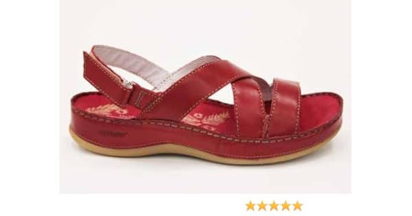hush puppies red sandals