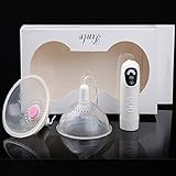 Ocamo Female Silicone 7-Frequency Rotating Massage Sucker Breast Enlargement Nipple Stimulation Bust Vibrator