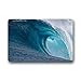 Produktbild ferfgrg Custom Machine-Washable Door Mat Ocean Sea Wave Indoor/Outdoor Decor Rug Doormat (L23.6"X15.7"W)