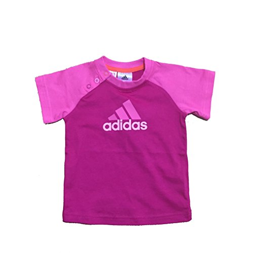 Adidas Infant Baby Girls Top - T Shirt (6-9 MONTHS)