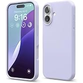 Lavderuar iPhone 17 ile Uyumlu İ&ccedil;i Kadife Lansman Silikon Kılıf &ndash; Kamera Korumalı, Darbe Emici, Premium Yumuşak Kapak Lila