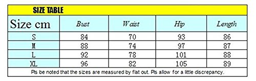 calistous perfekt atmungsaktiv Cool Unregelmäßige Rock lang Maxi Abend Party Beach Unregelmäßige Sundress XL, xl - 5