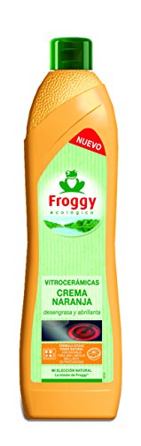 Froggy Ecológico Crema de Limpieza para Vitrocerámicas, Naranja - 0,5 l