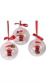 Lego Xmas Weihnachten - 3x Weihnachtskugel mit Figuren aus Bausteine - sehr seten - LEGO