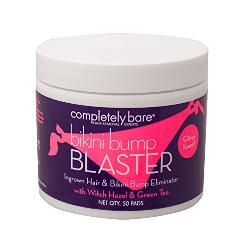 Completely Bare Bikini Bump Blaster For Ingrown Hairs (50 Pads) By Completely Bare