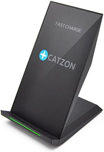 Fast Wireless Charger,Catzon Iphone X/8/8 Plus Qi Wireless Charger Fast Wireless Charging For Samsung Galaxy Note 8/5 S8/S8 Plus S7 Edge S7 S6 Edge Plus,Standard Charge For Apple IPhone X / 8 / 8 Plus (No AC Adapter)