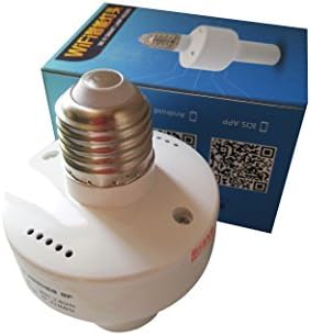 Slampher WiFi Smart Light Bulb Holder-Smart E27 Light Socket-No Hub Required-Works with Amazon Alexa &amp; for Google Home/Nest for Smart Home