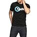 Produktbild T Shirt Herren, HUIHUI Coole O-Ausschnitt Kurzarm Sweatshirt Slim Fit Basic UV Polo-Shirt Mode Sport Oberteile Oversize Bench Tops Drucken Sommer Freizeit Hemd Poloshirt (XXL, Schwarz)