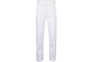Velilla 103001 - Pantaloni multitasche (Taglie 48) colore bianco