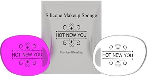 Silicone Make Up Sponge (Oval) Purple