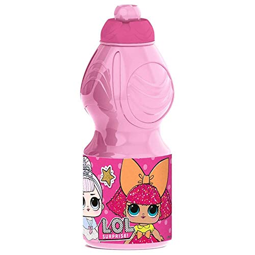 BORRACCIA LOL SURPRISE Sport in Plastica con Beccuccio - Rosa Ml. 400 -