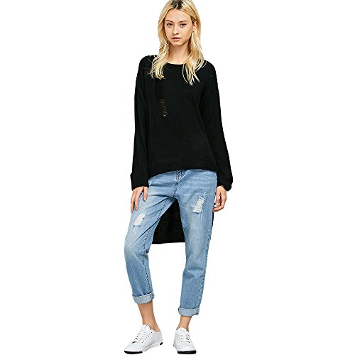 Womens Sweaters Zaful Distressed Sweater Zaful Ripped Sweater Deals