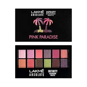 Lakm? Absolute Infinity Eye Shadow Palette, Pink Paradise, 12 g