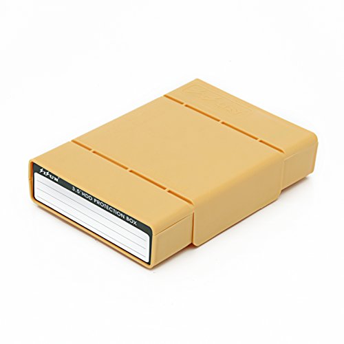 SISUN® 3.5 inch HDD Protector Case , Professional Premium Hard Drive Protection Box für 3,5 Zoll HDD Festplatten schutzhülle (fünf Farb) - 5