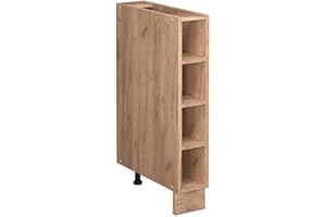 ‎VICCO Vicco Küchenregal Fame-Line, Goldkraft Eiche/Goldkraft Eiche, 15 cm ohne Arbeitsplatte