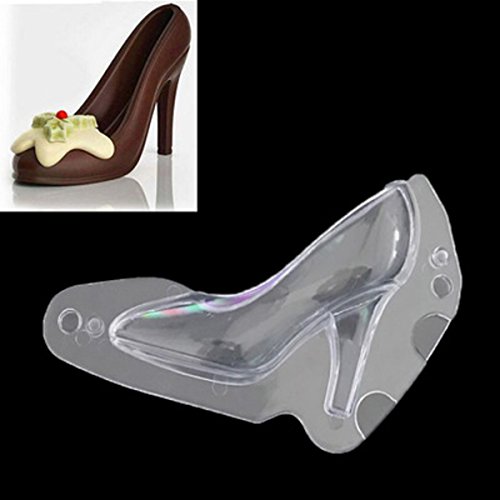 SYMTOP DIY 3D Haut Talon Chaussures Forme Moule à Chocolat Candy Moule à pte à Sucre, Sucre gteau Outil de Décoration pour Les ptisseries Maison