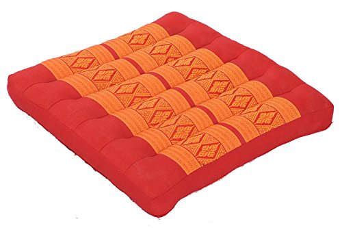 Thaikissen Stuhlkissen 40x40 mit hochwertiger Füllung aus Kapok