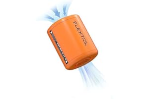 FLEXTAILGEAR Tiny Pump 2, Portable Electric Air Pump, 800mAH Battery Rechargeable, High Flow 180L/min, Fast In/Deflating, Air Mattress, Swimming Ring, Vacuum Storage Bags, Camping & Travel