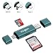 Produktbild TF/SD USB A 3.0 Kartenleser, Vogek 3 in 1 Externe Kartenlesegerät mit USB A Micro USB und USB A Weiblich für PC/Laptop / Smartphones/Tablets