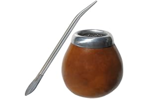 GAUCHO BRUNO Gourd and Bombilla Kit to drink Yerba Mate