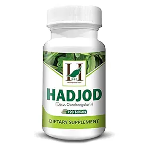 H&C Herbal Ingredients Expert Hadjod/Cissus quadrangularis Bone Health & Joint Wellnesss - 120 Tablet | Dietary Supplement